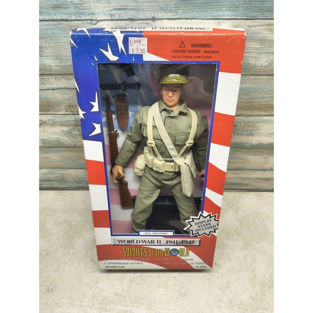 soldiers of the world World War II 1941-1945 12" Figure SGT Infantry NIB Sealed